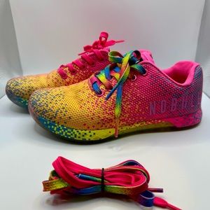 NOBULL NEON PINK GLITCH Outwork (formerly TRAINER) Unisex Women’s 7.5/ Men’s 6